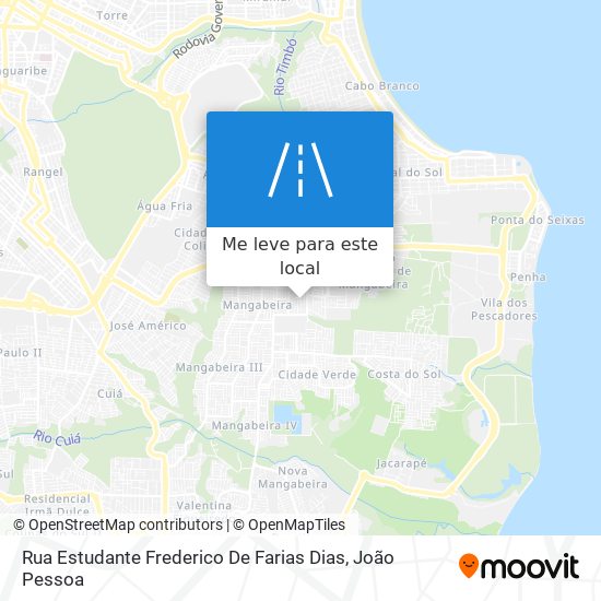 Rua Estudante Frederico De Farias Dias mapa