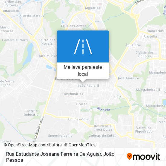 Rua Estudante Joseane Ferreira De Aguiar mapa