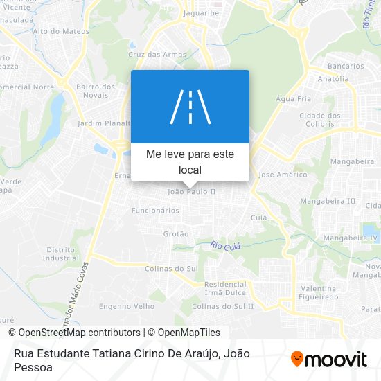 Rua Estudante Tatiana Cirino De Araújo mapa