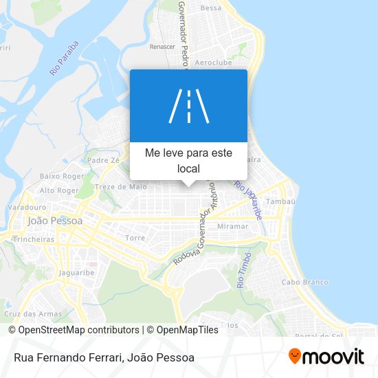 Rua Fernando Ferrari mapa