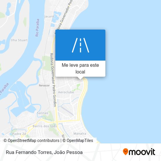 Rua Fernando Torres mapa