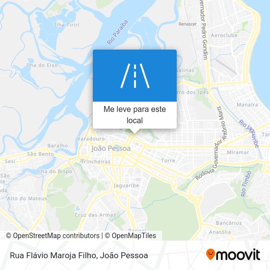 Rua Flávio Maroja Filho mapa