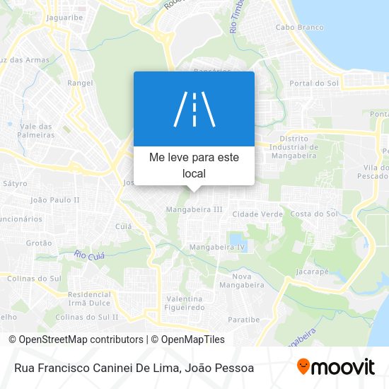 Rua Francisco Caninei De Lima mapa