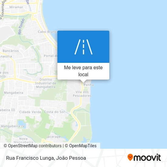 Rua Francisco Lunga mapa