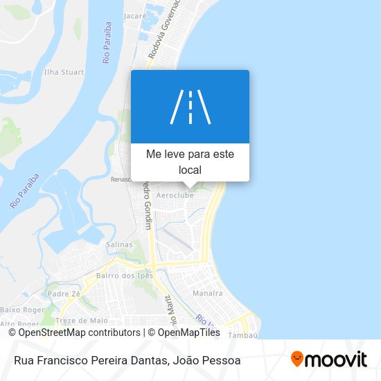 Rua Francisco Pereira Dantas mapa