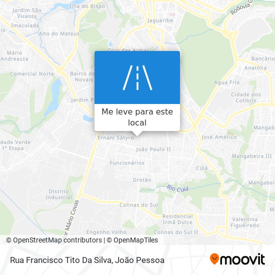 Rua Francisco Tito Da Silva mapa