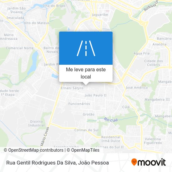Rua Gentil Rodrigues Da Silva mapa