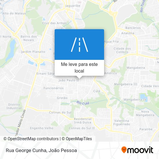 Rua George Cunha mapa