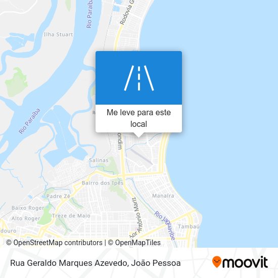 Rua Geraldo Marques Azevedo mapa