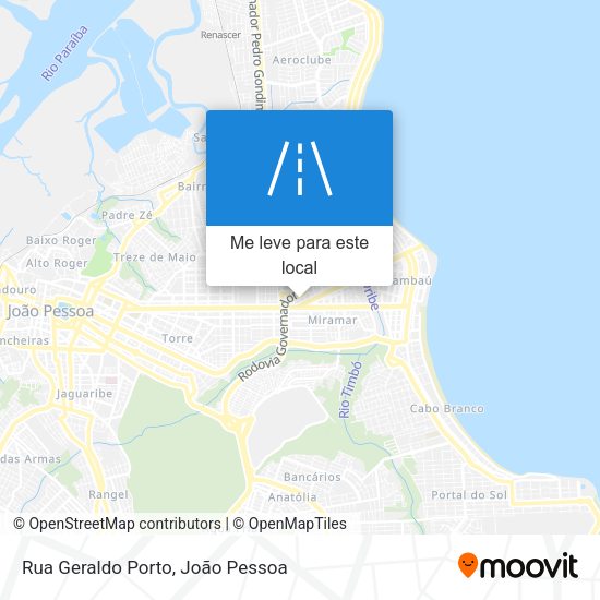 Rua Geraldo Porto mapa