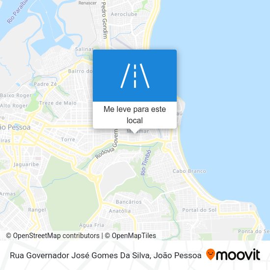 Rua Governador José Gomes Da Silva mapa