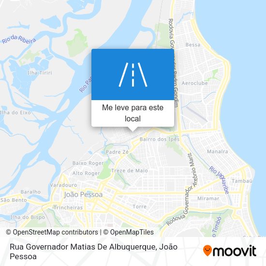 Rua Governador Matias De Albuquerque mapa