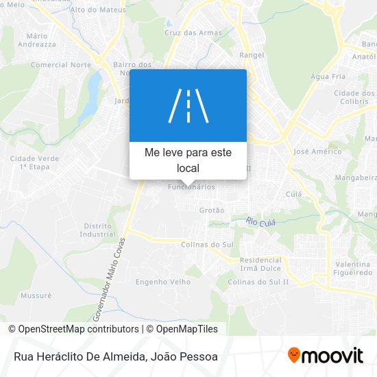 Rua Heráclito De Almeida mapa