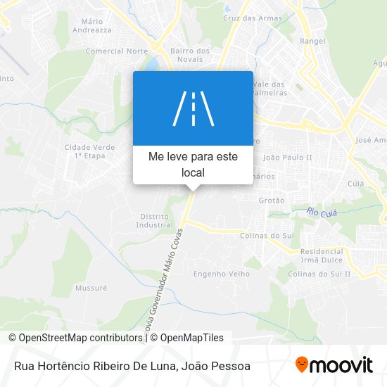 Rua Hortêncio Ribeiro De Luna mapa