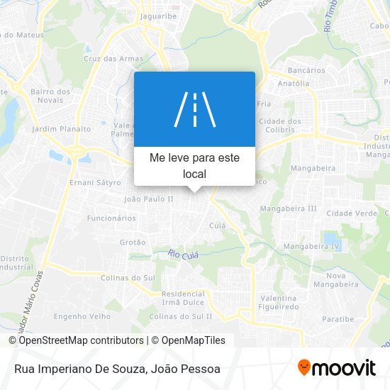 Rua Imperiano De Souza mapa