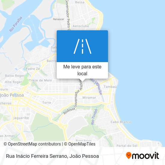 Rua Inácio Ferreira Serrano mapa
