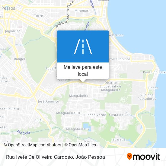 Rua Ivete De Oliveira Cardoso mapa