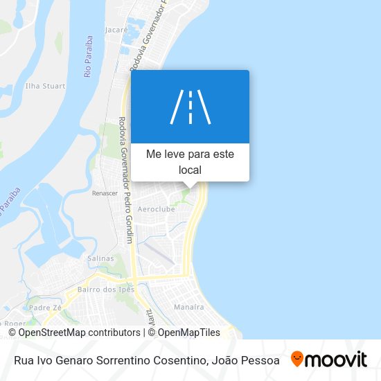 Rua Ivo Genaro Sorrentino Cosentino mapa