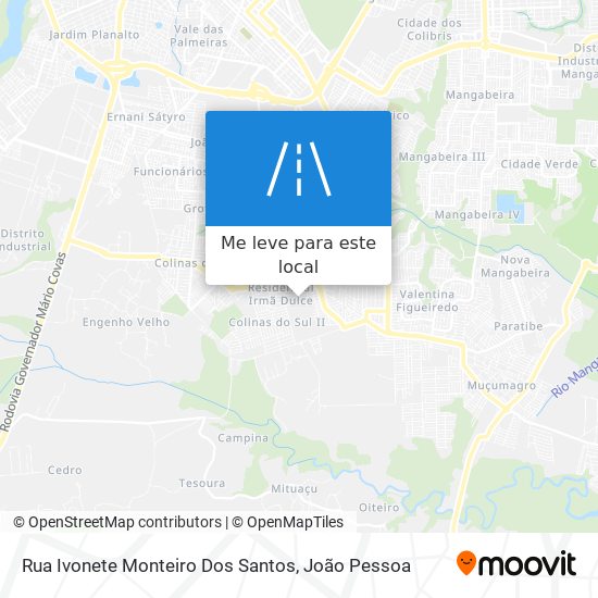 Rua Ivonete Monteiro Dos Santos mapa