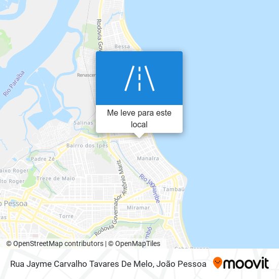 Rua Jayme Carvalho Tavares De Melo mapa