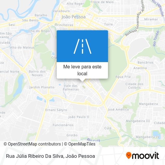 Rua Júlia Ribeiro Da Silva mapa