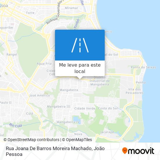 Rua Joana De Barros Moreira Machado mapa