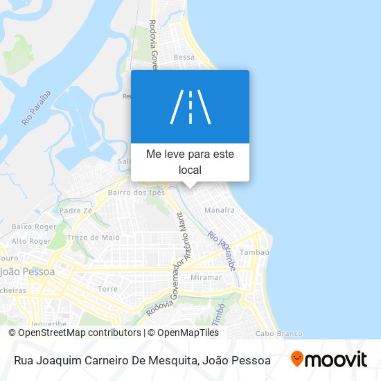 Rua Joaquim Carneiro De Mesquita mapa