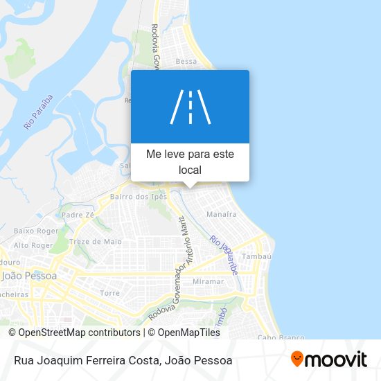 Rua Joaquim Ferreira Costa mapa