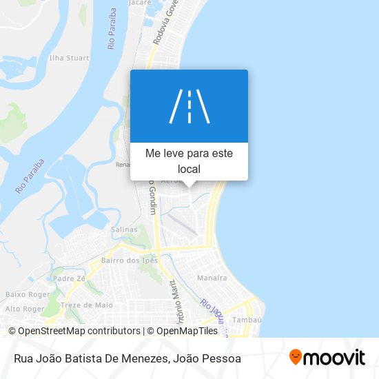 Rua João Batista De Menezes mapa