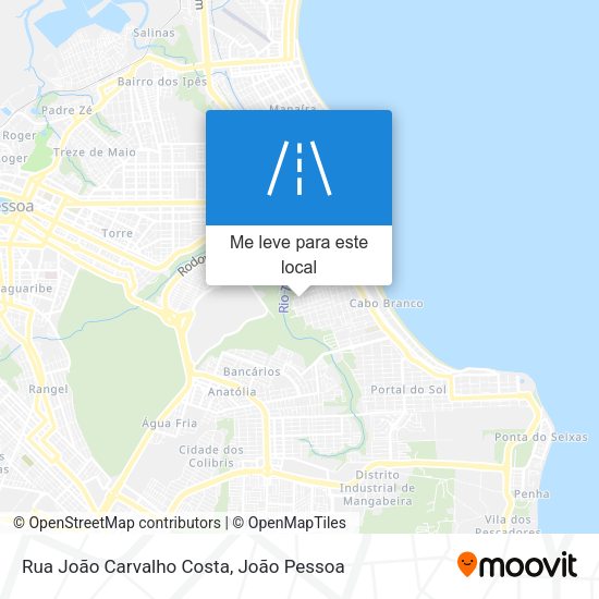 Rua João Carvalho Costa mapa