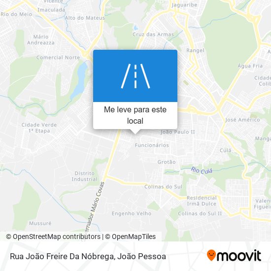 Rua João Freire Da Nóbrega mapa