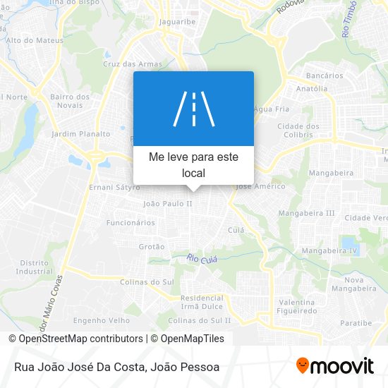 Rua João José Da Costa mapa