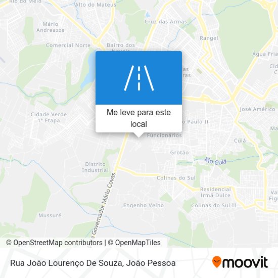 Rua João Lourenço De Souza mapa