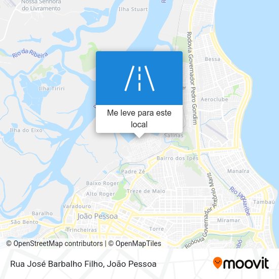 Rua José Barbalho Filho mapa