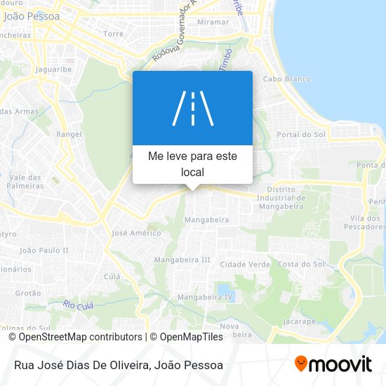 Rua José Dias De Oliveira mapa