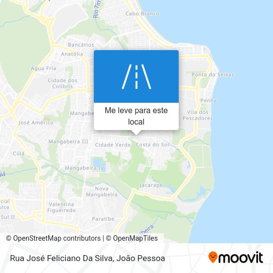 Rua José Feliciano Da Silva mapa