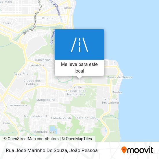 Rua José Marinho De Souza mapa