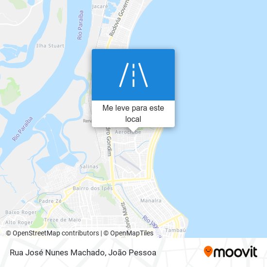 Rua José Nunes Machado mapa