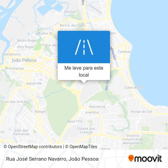 Rua José Serrano Navarro mapa