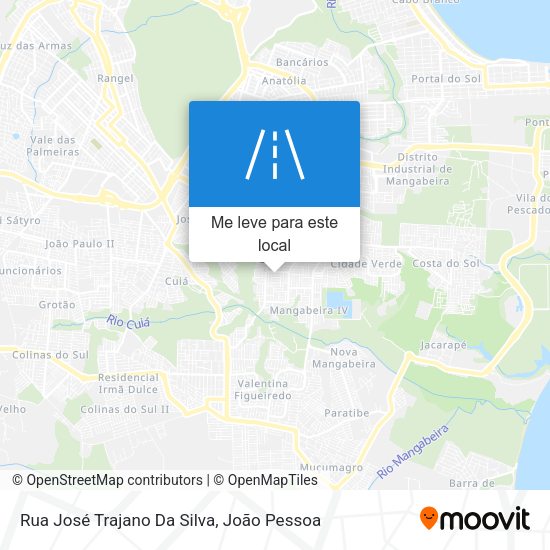 Rua José Trajano Da Silva mapa
