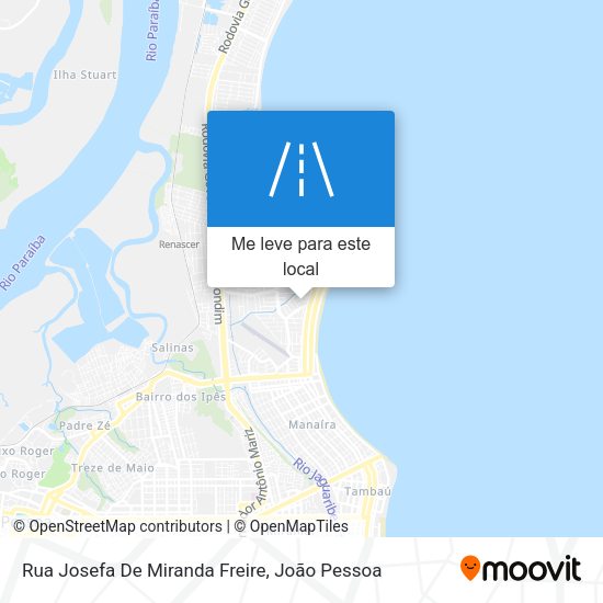 Rua Josefa De Miranda Freire mapa