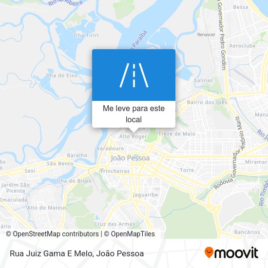 Rua Juiz Gama E Melo mapa