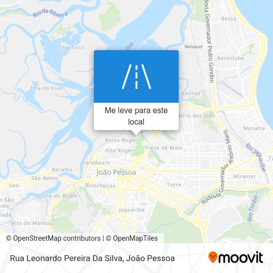 Rua Leonardo Pereira Da Silva mapa
