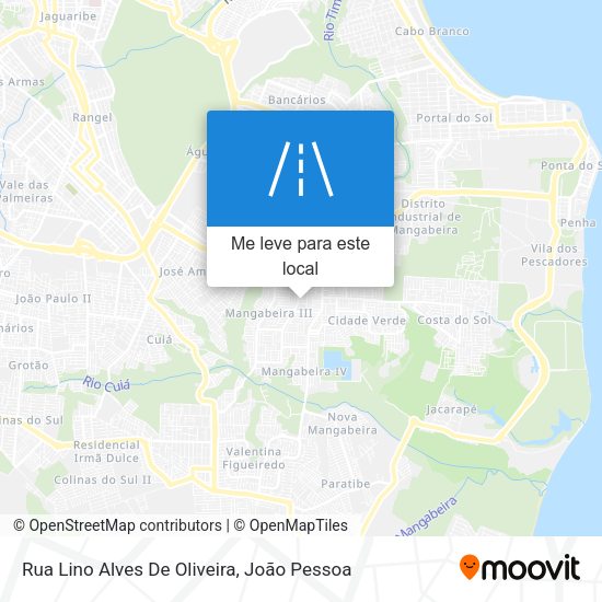 Rua Lino Alves De Oliveira mapa
