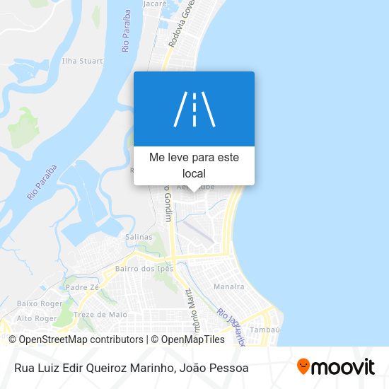 Rua Luiz Edir Queiroz Marinho mapa