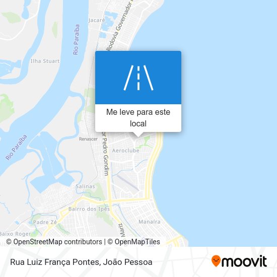 Rua Luiz França Pontes mapa