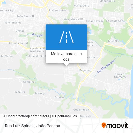 Rua Luiz Spinelli mapa