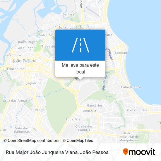 Rua Major João Junqueira Viana mapa
