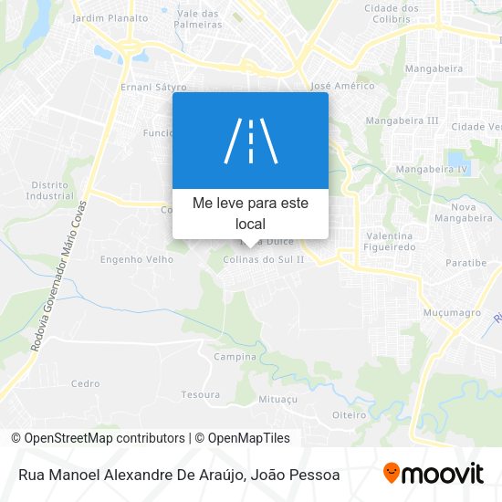 Rua Manoel Alexandre De Araújo mapa