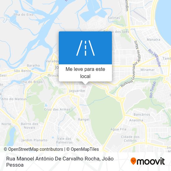 Rua Manoel Antônio De Carvalho Rocha mapa